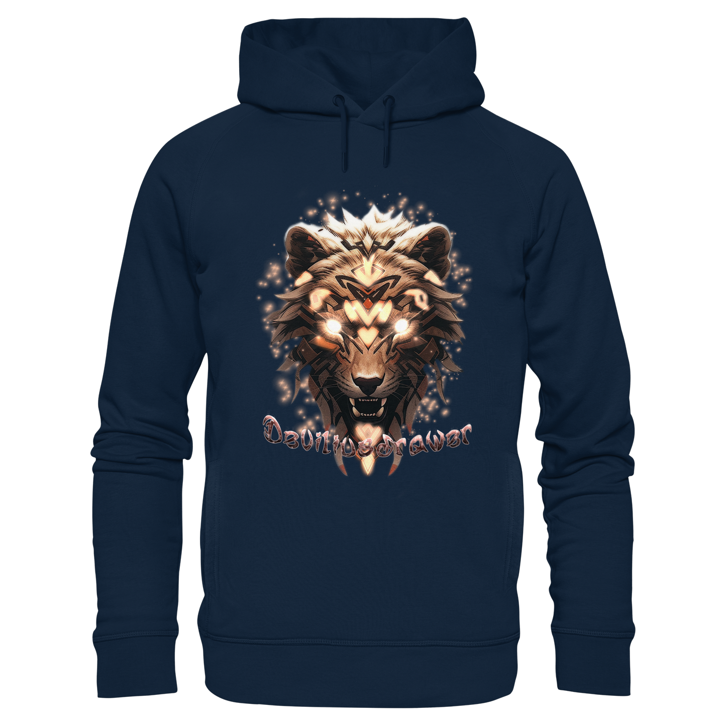 Deviliusdrawer Gold Weartiger - Organic Fashion Hoodie