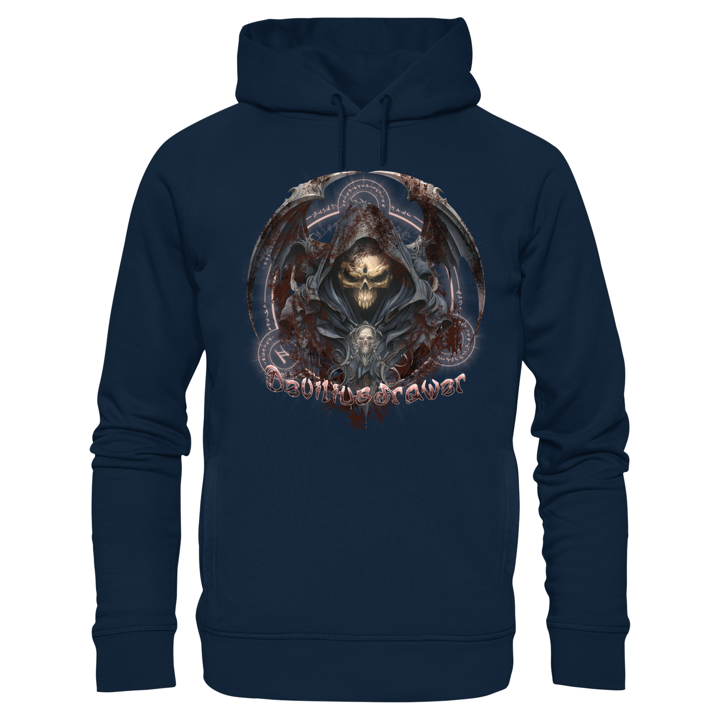 Deviliusdrawer Death Reaper - Organic Fashion Hoodie