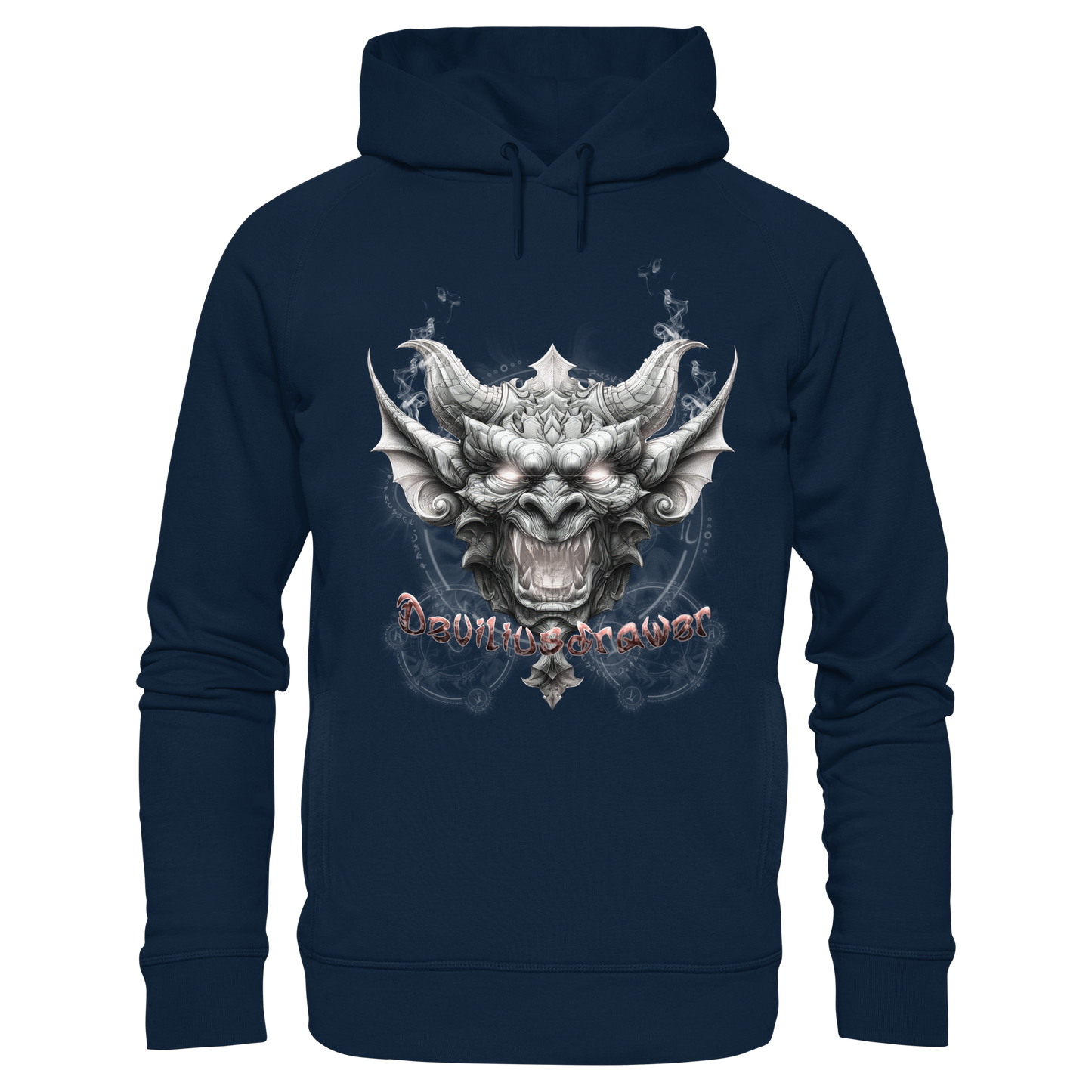Deviliusdrawer Dark Gargoyl - Organic Fashion Hoodie