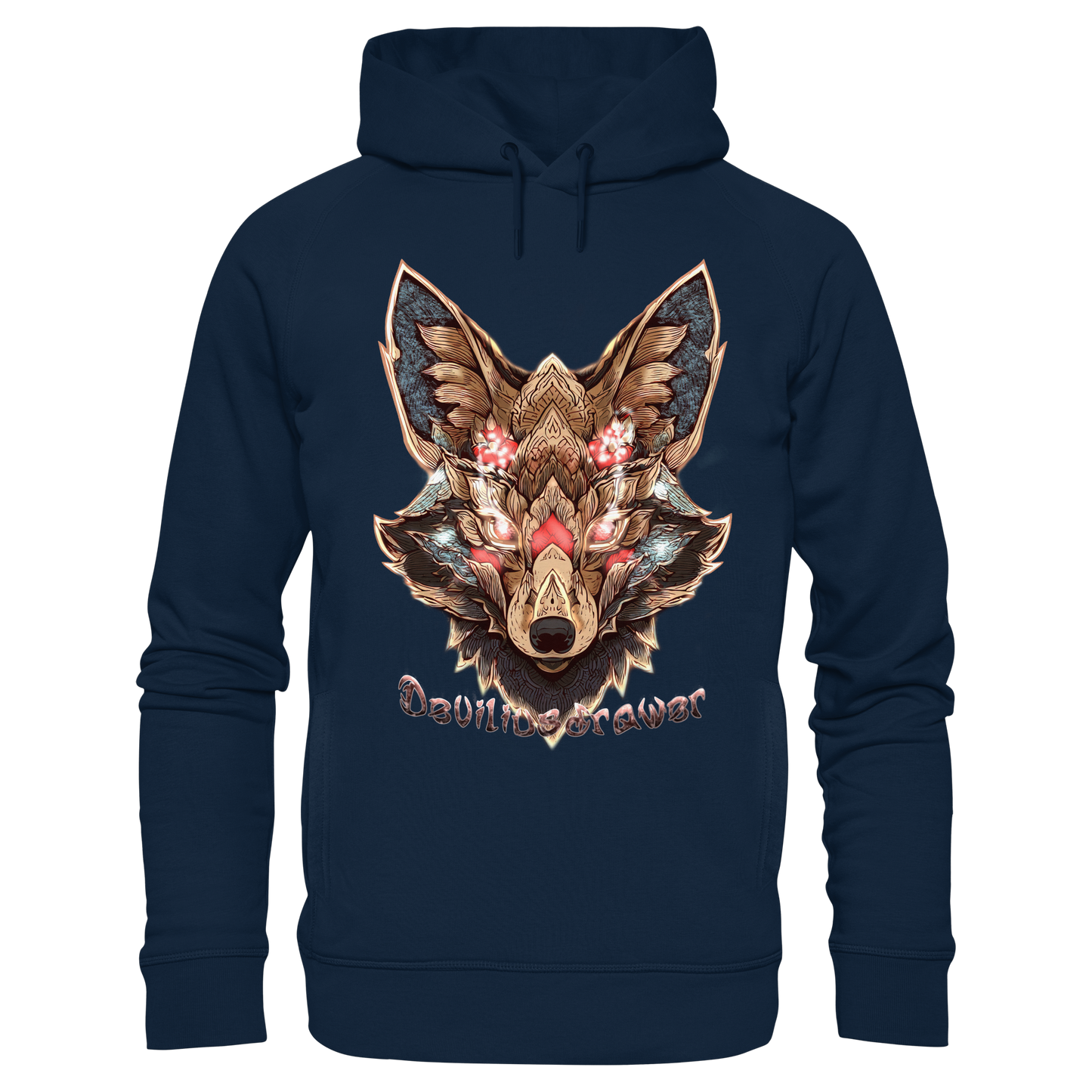 Deviliusdrawer Cristal Kitsune - Organic Fashion Hoodie