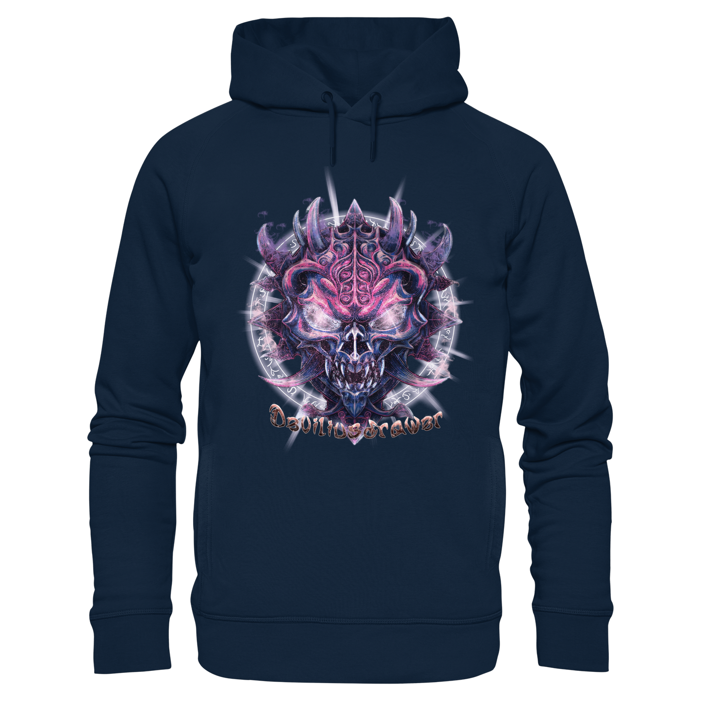 Deviliusdrawer Fire Demon - Organic Fashion Hoodie