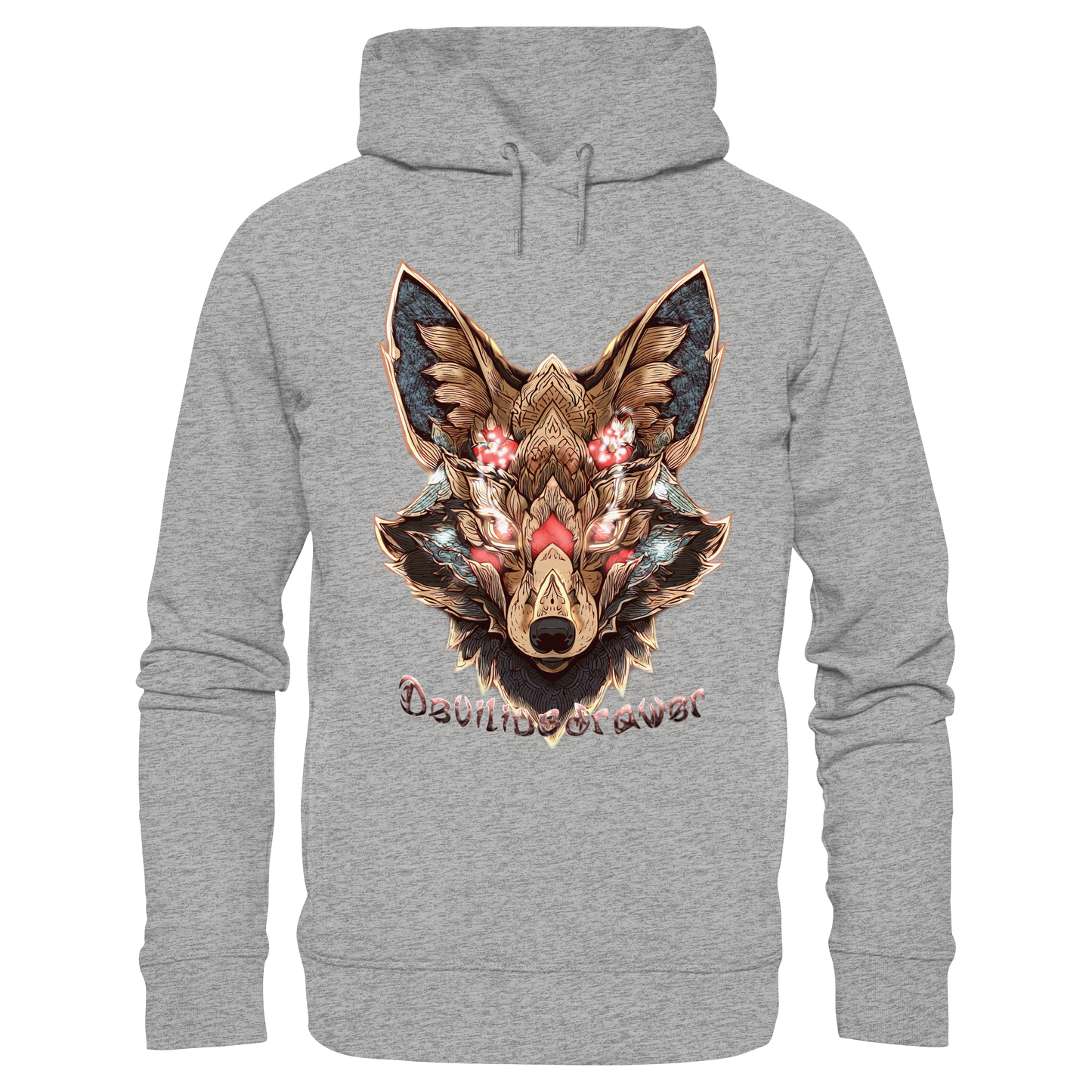 Deviliusdrawer Cristal Kitsune - Organic Fashion Hoodie