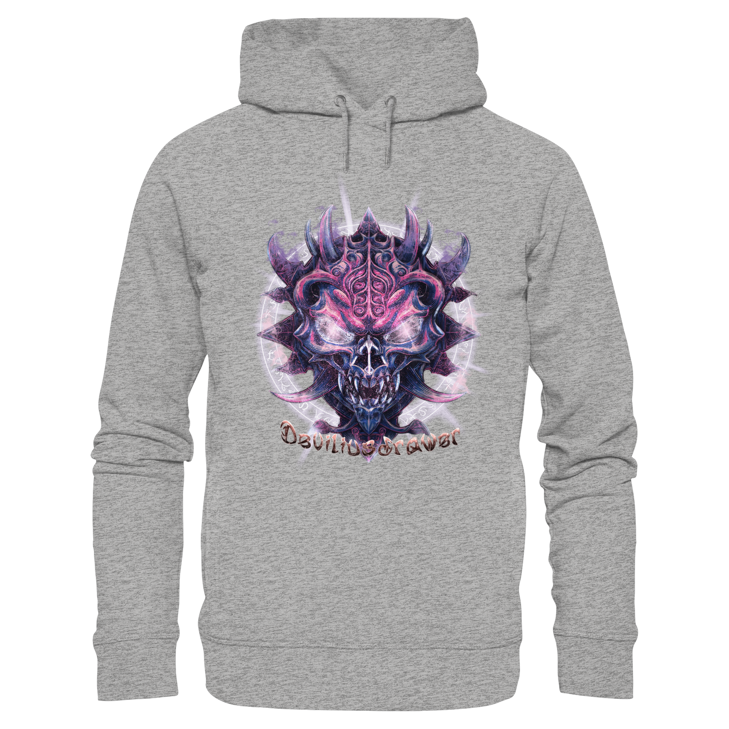 Deviliusdrawer Fire Demon - Organic Fashion Hoodie
