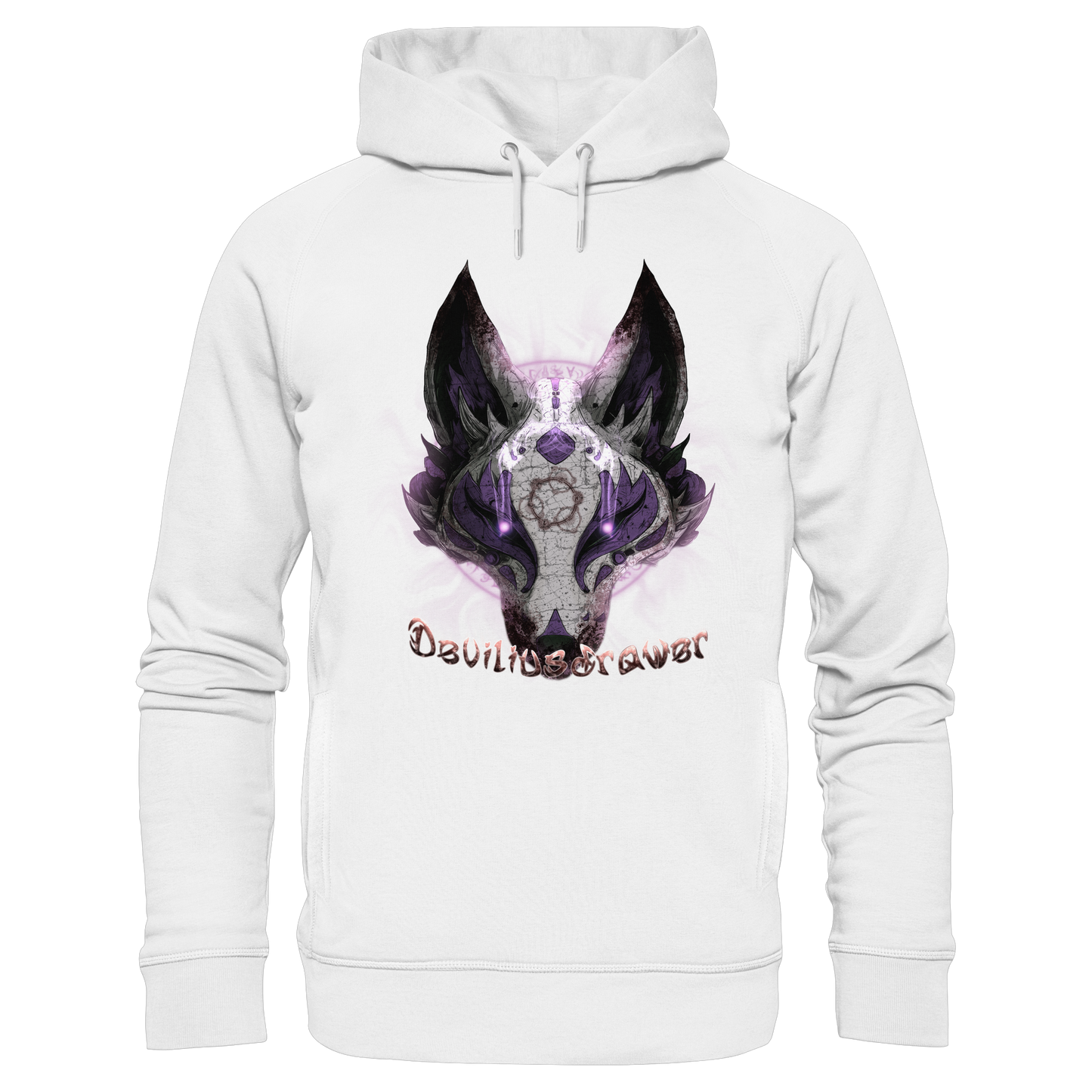 Deviliusdrawer Dark Kitsune - Organic Fashion Hoodie