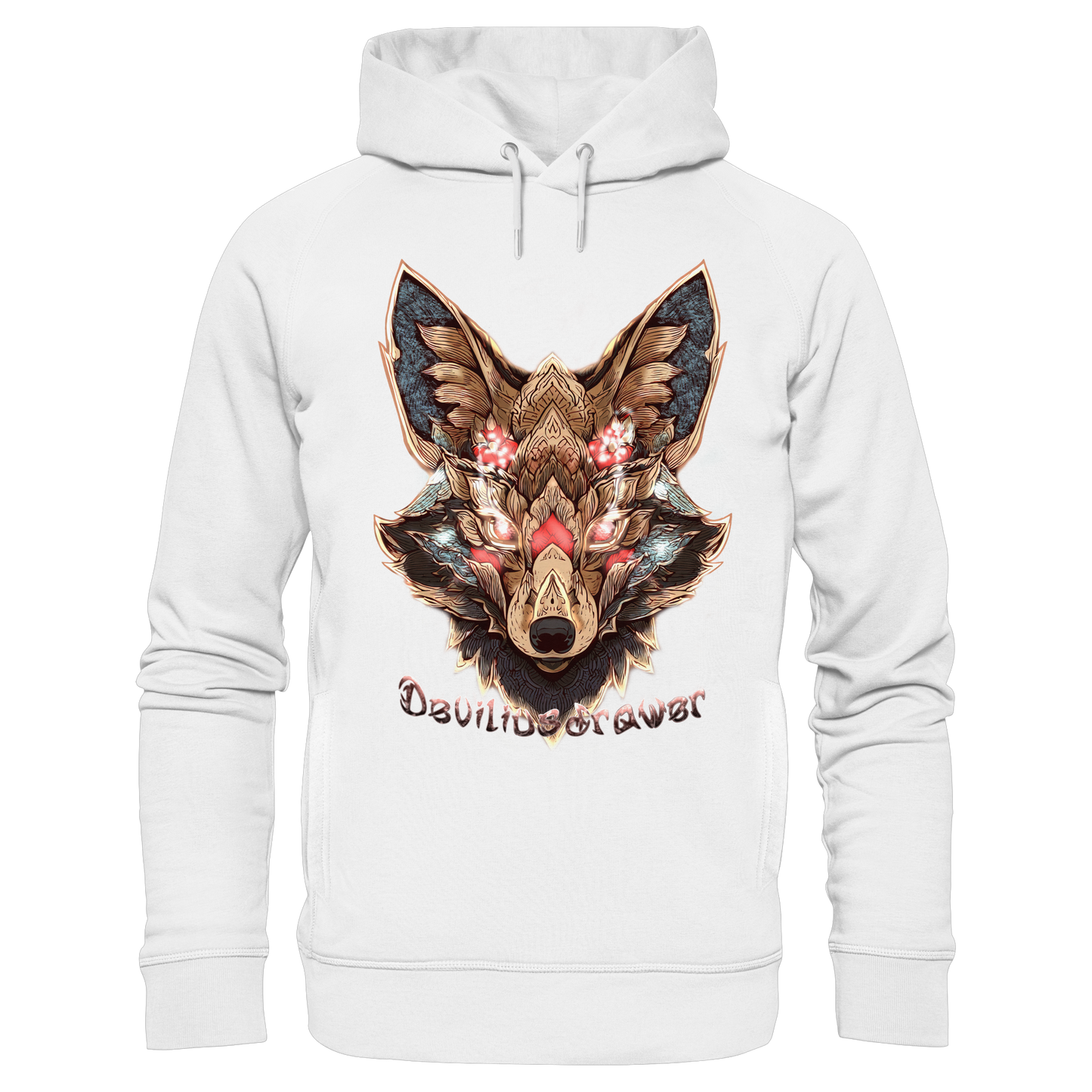Deviliusdrawer Cristal Kitsune - Organic Fashion Hoodie