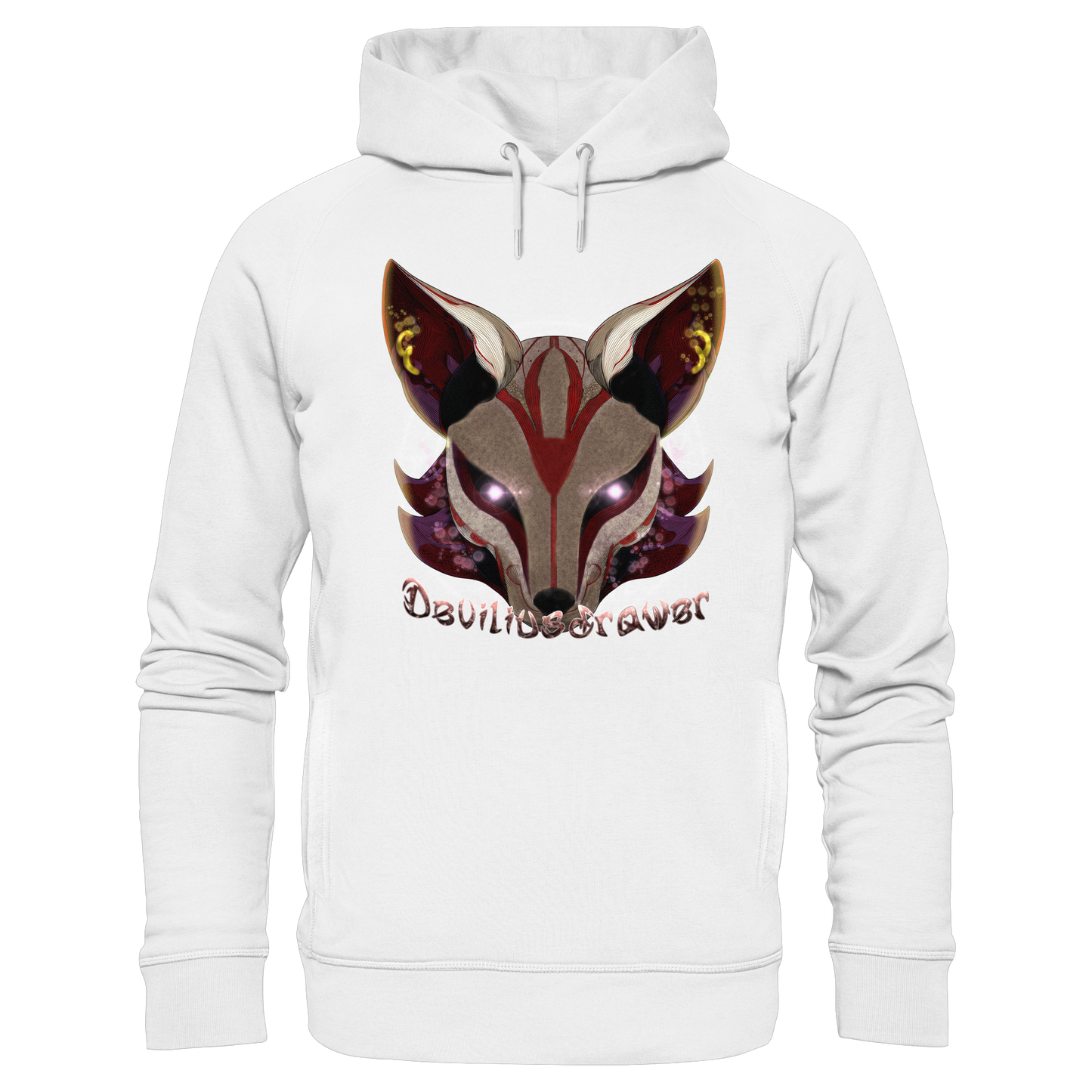 Deviliusdrawer Magic Kitsune - Organic Fashion Hoodie