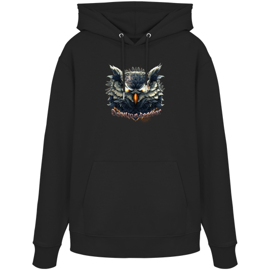 Deviliusdrawer Dark Fire Owl - Organic Hoodie