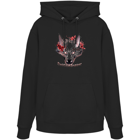 Deviliusdrawer Kitsune Wolf - Organic Hoodie
