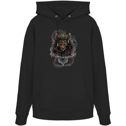 Deviliusdrawer Godless Wolf - Organic Hoodie