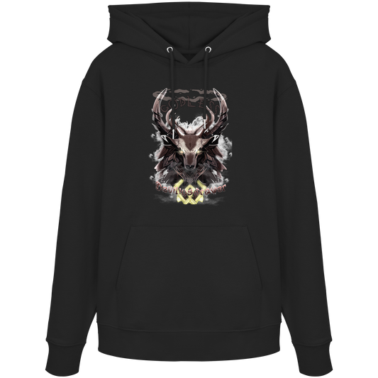 Deviliusdrawer Godless Deer - Organic Hoodie
