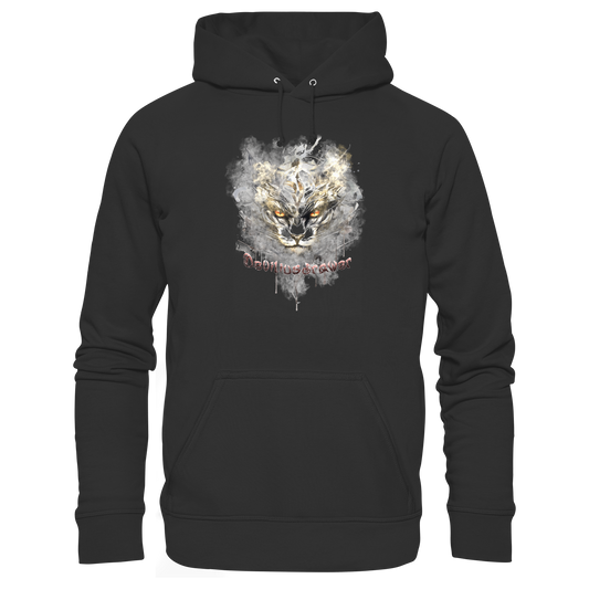 Deviliusdrawer White Catgod - Organic Hoodie
