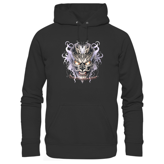 Deviliusdrawer Demon Mask Violet - Organic Hoodie