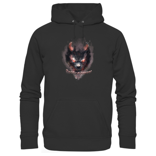 Deviliusdrawer Red Smoked Cat - Organic Hoodie