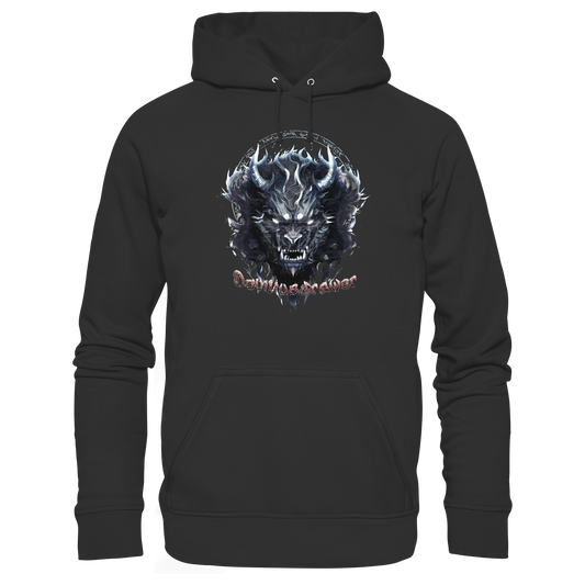 Deviliusdrawer Dark Wolf Mask - Organic Hoodie