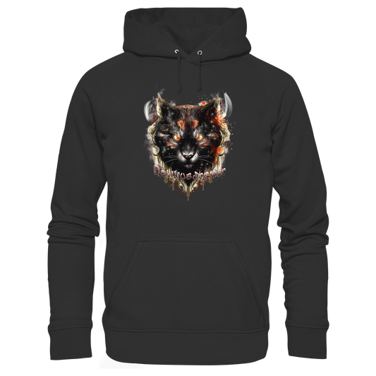 Deviliusdrawer Red Devil Cat - Organic Hoodie