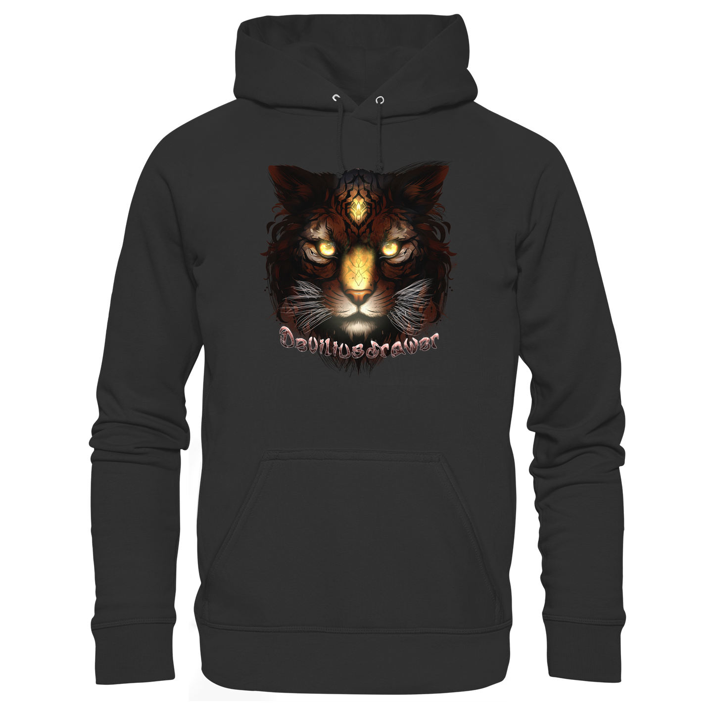Deviliusdrawer Gold Tigercat - Organic Hoodie