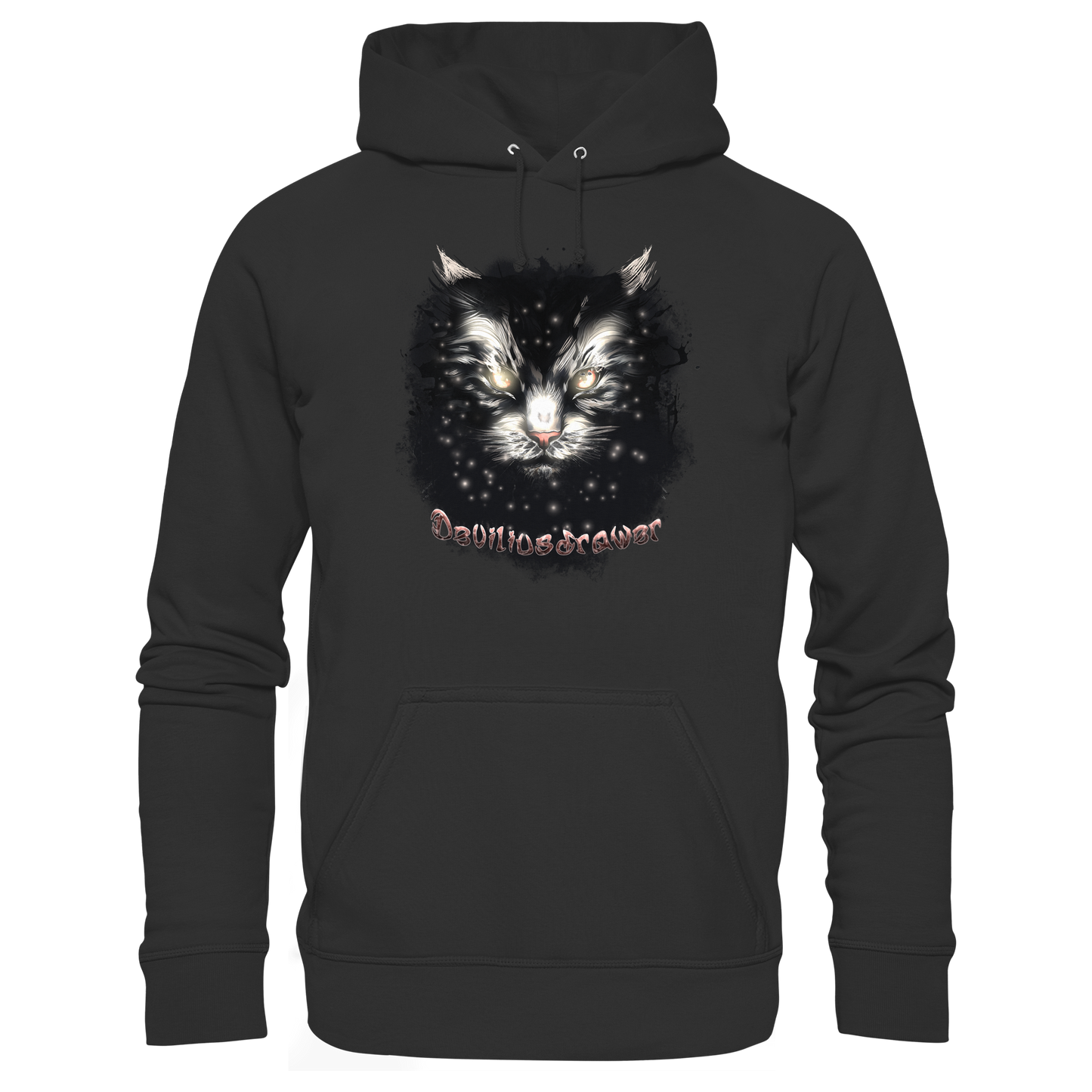 Deviliusdrawer Star Cat - Organic Hoodie