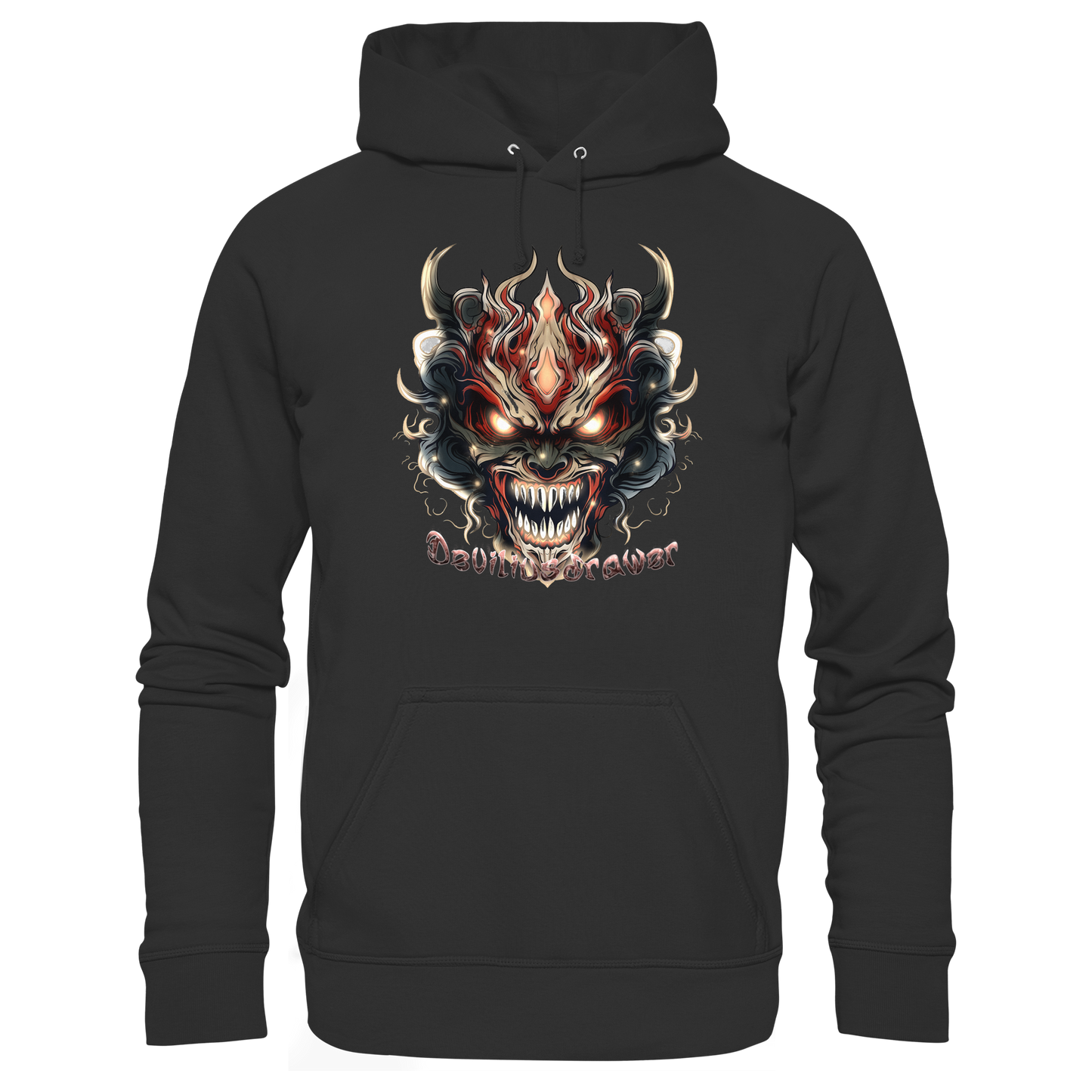 Deviliusdrawer Evil Vamp Mask - Organic Hoodie