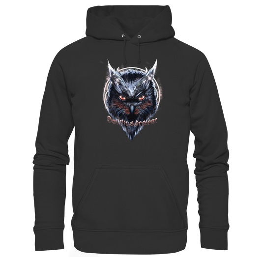 Deviliusdrawer Fire Owl - Organic Hoodie