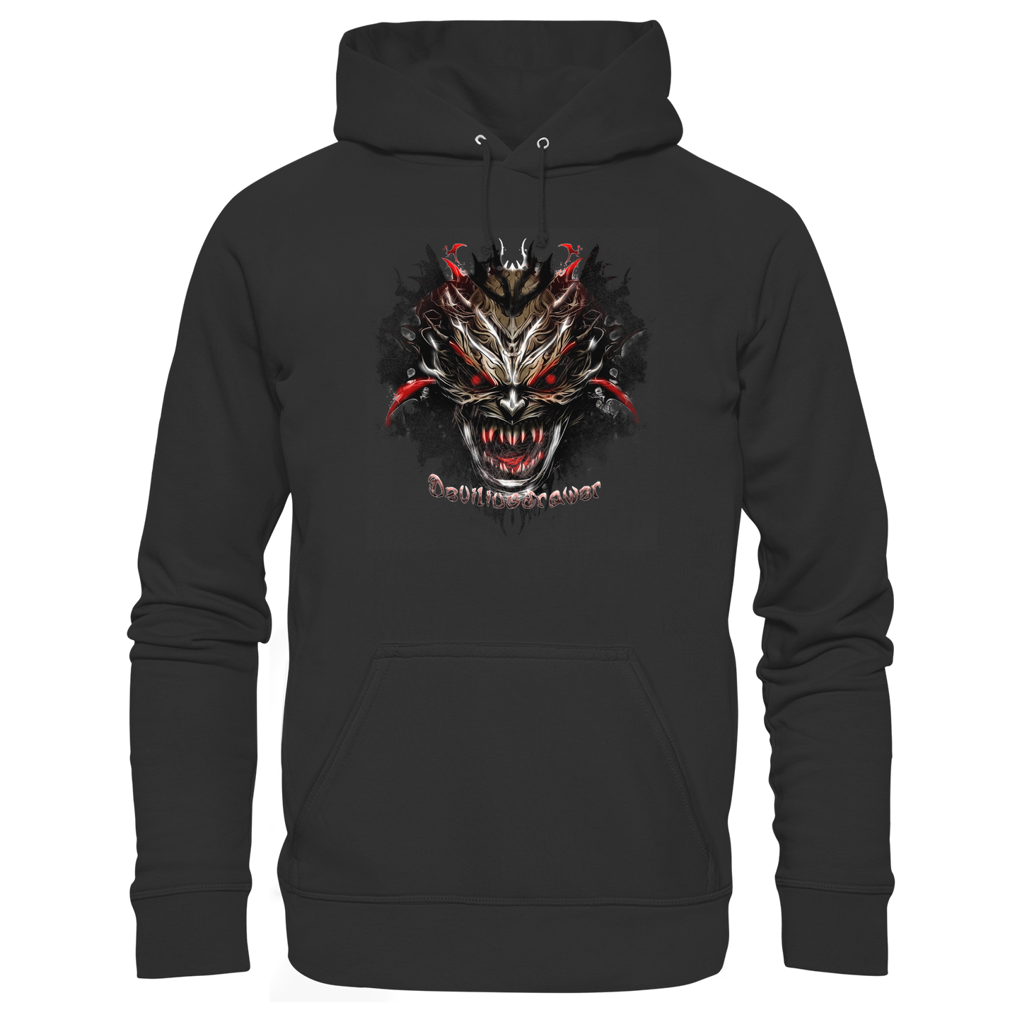 Deviliusdrawer Dark Redeyed Devil - Organic Hoodie