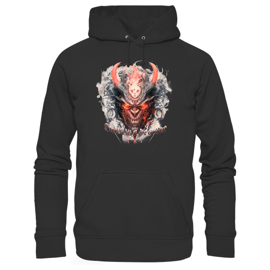 Deviliusdrawer Red Horn Devil - Organic Hoodie