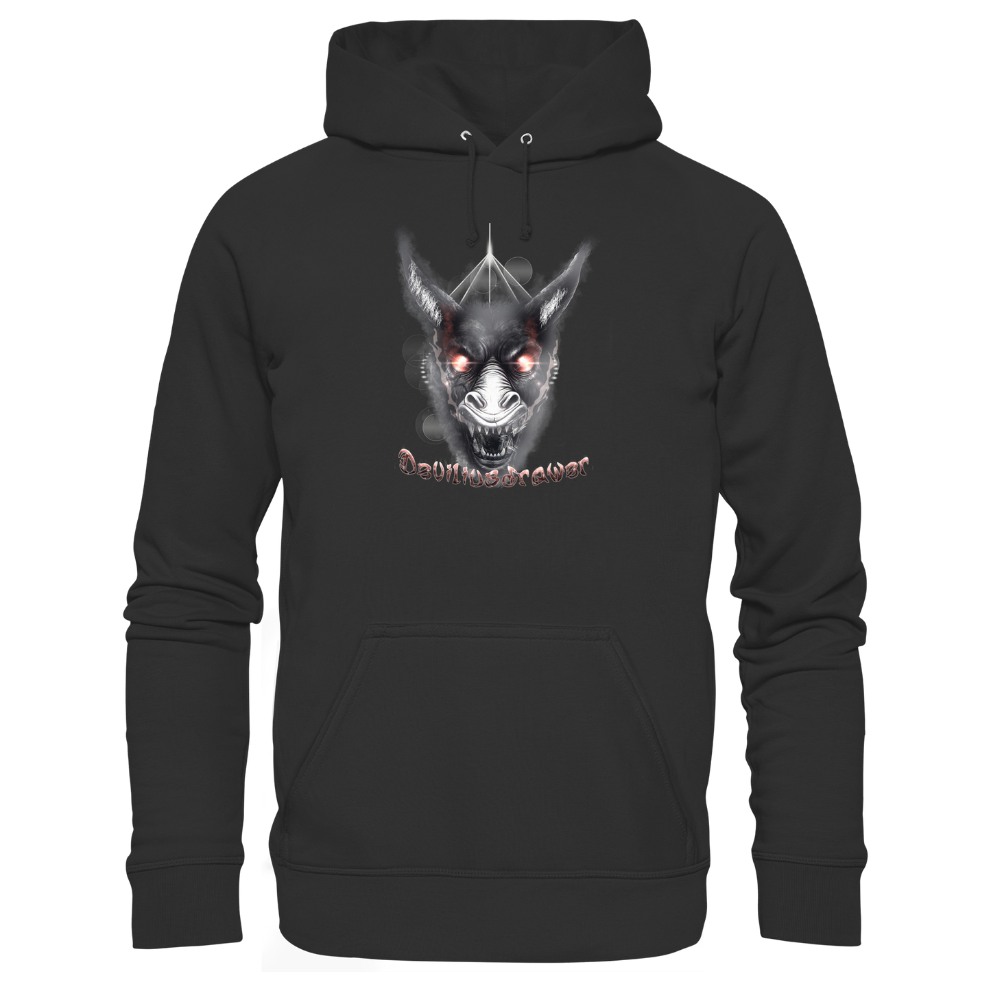 Deviliusdrawer Evil Donkey - Organic Hoodie