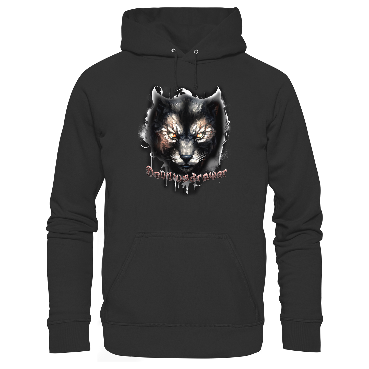 Deviliusdrawer Vampire Cat - Organic Hoodie