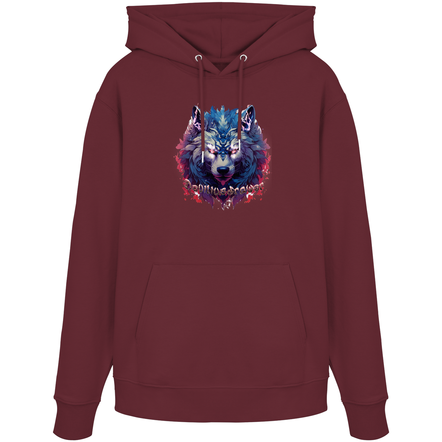Deviliusdrawer Magic Wolf - Organic Hoodie