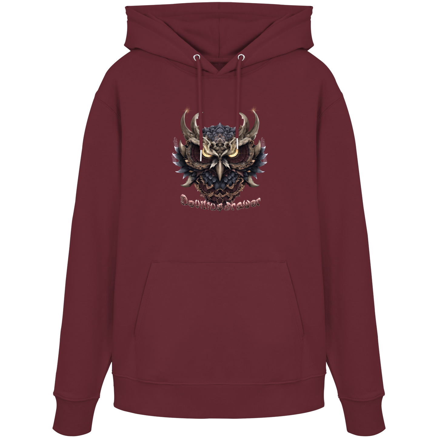 Deviliusdrawer Golden Owl - Organic Hoodie