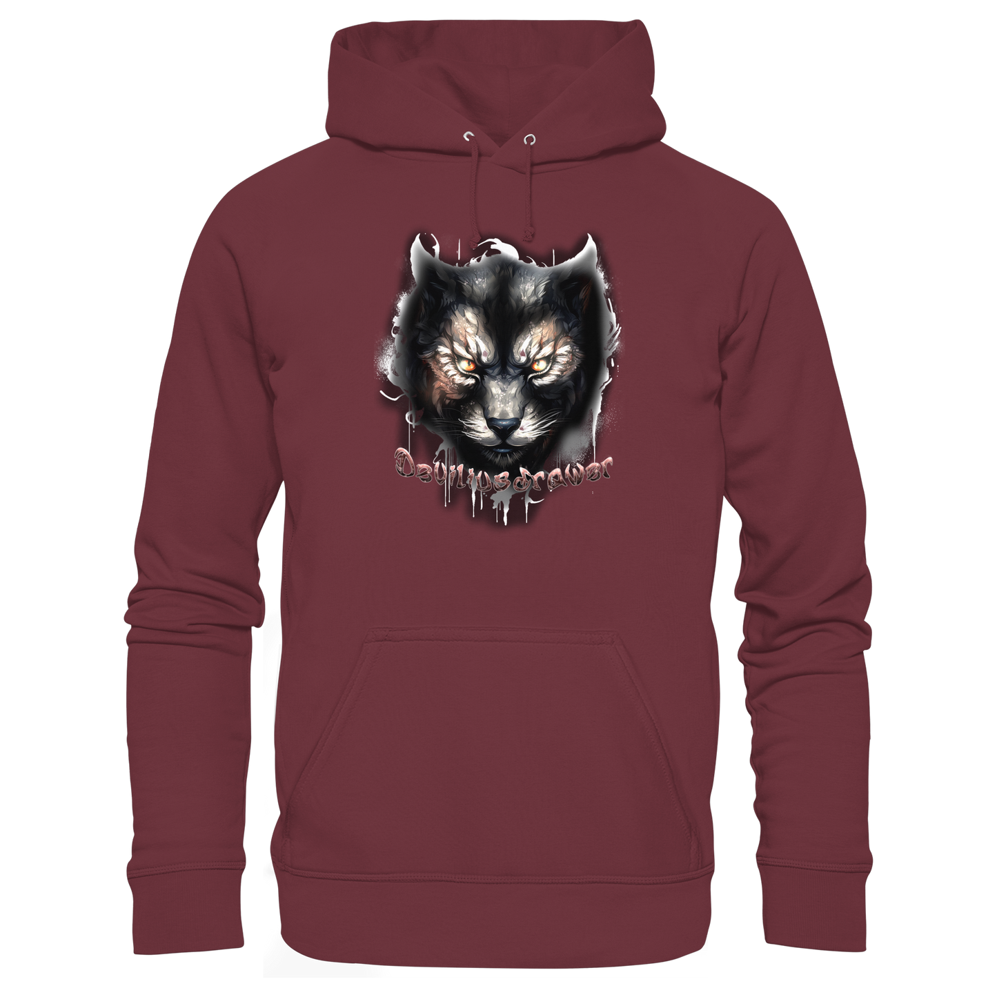 Deviliusdrawer Vampire Cat - Organic Hoodie