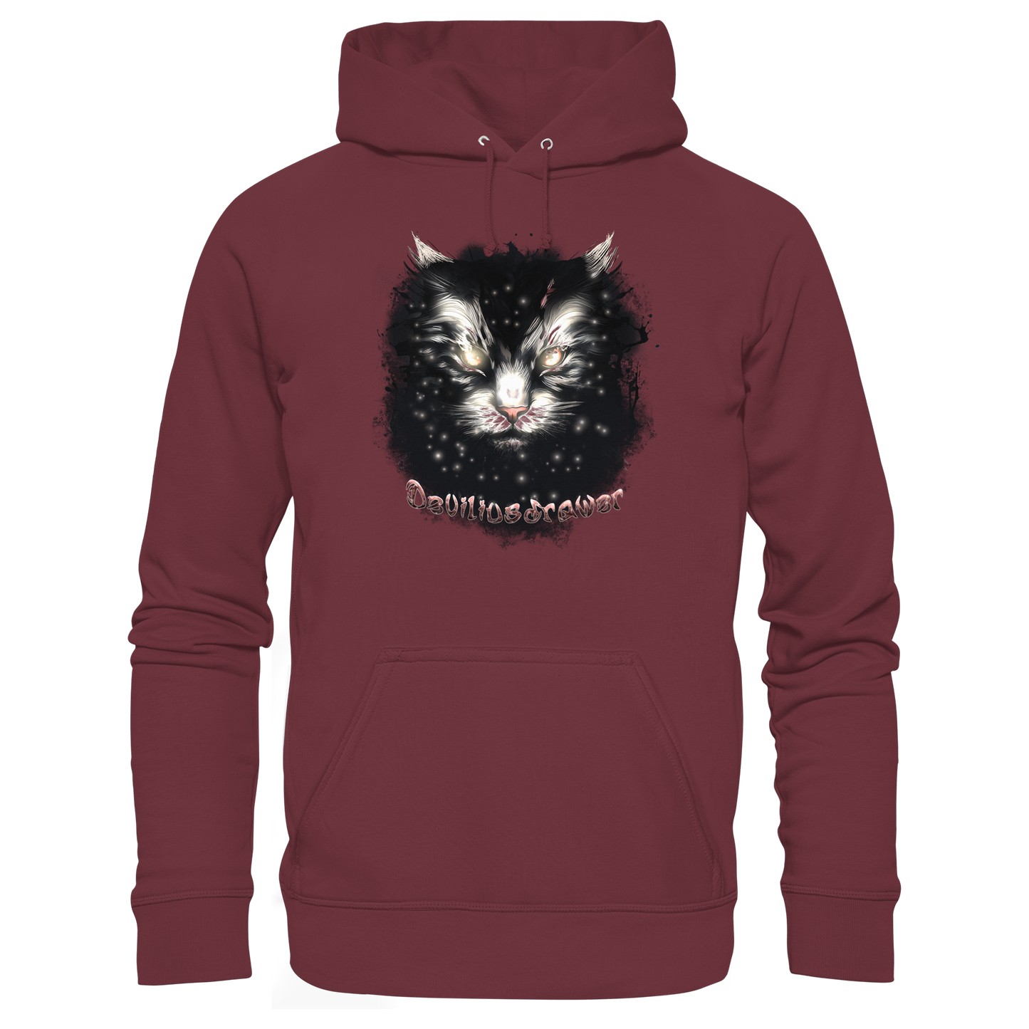 Deviliusdrawer Star Cat - Organic Hoodie