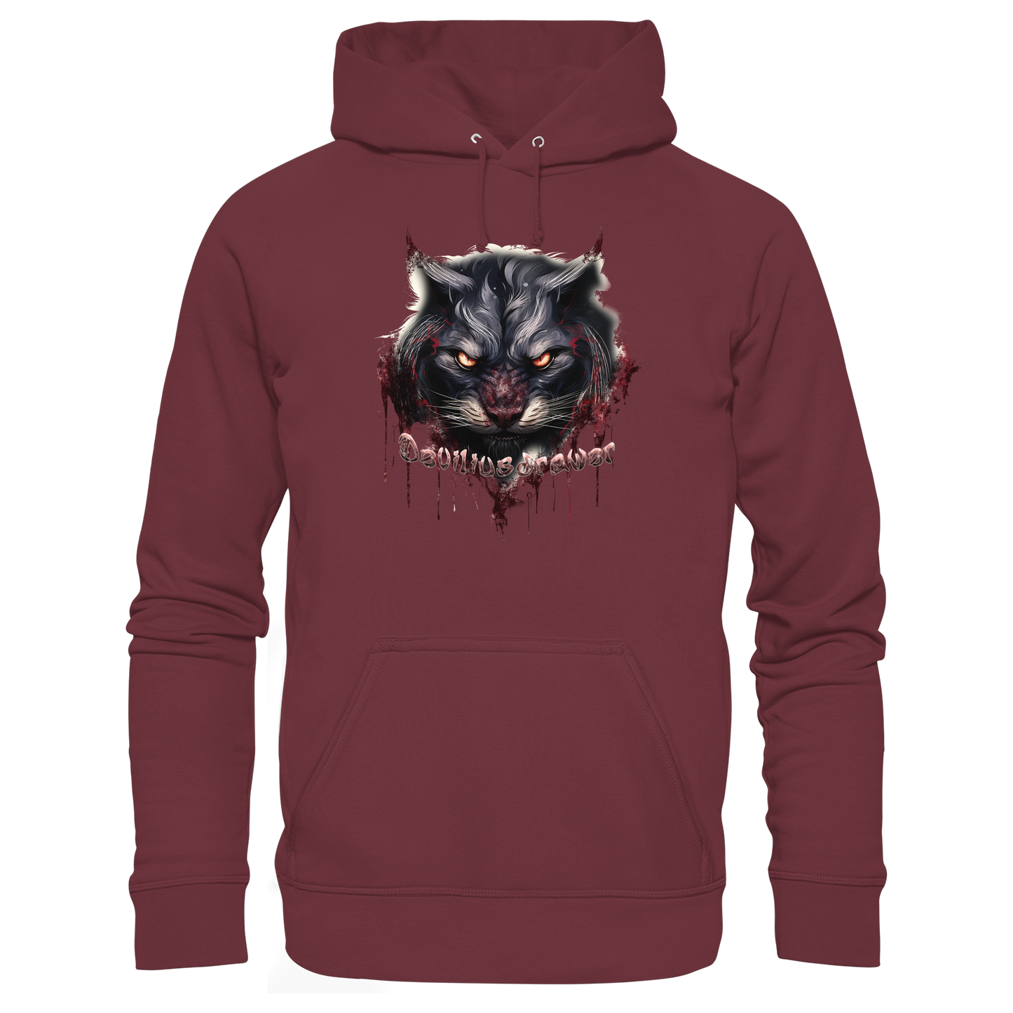 Deviliusdrawer Badass Cat - Organic Hoodie