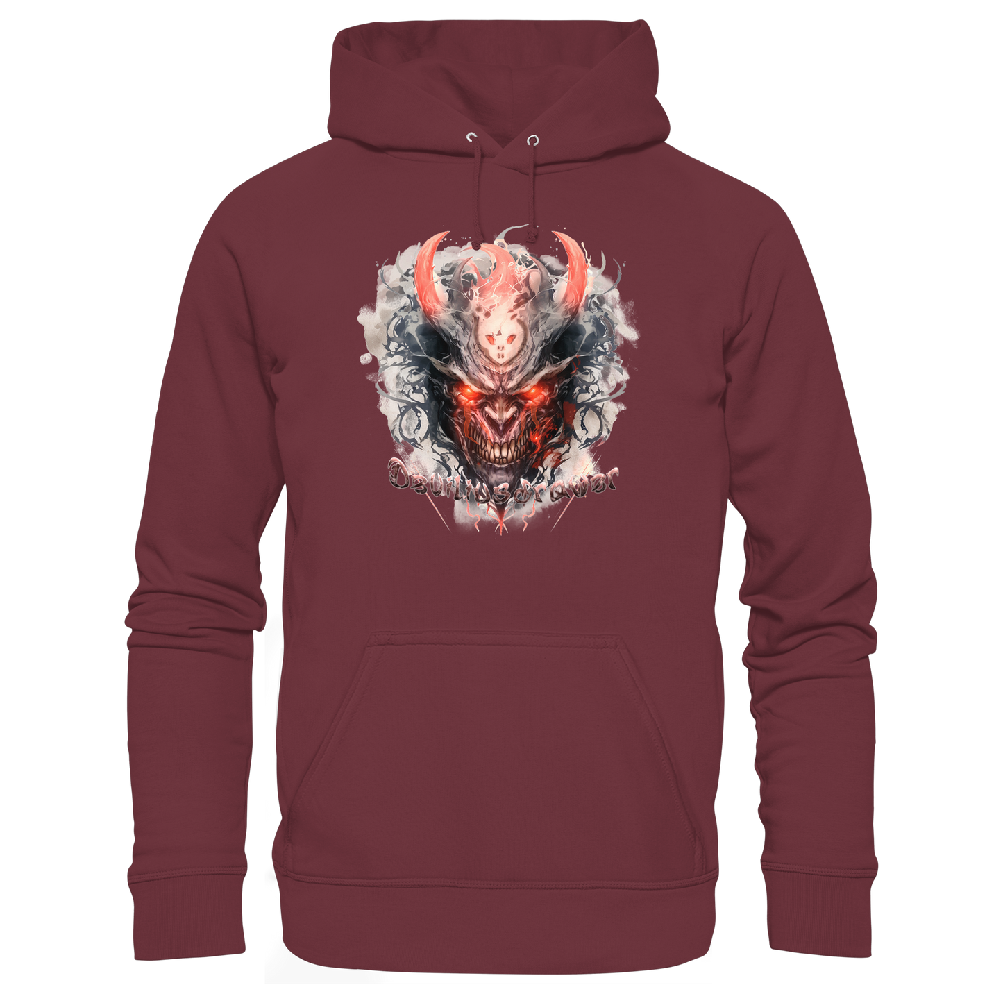 Deviliusdrawer Red Horn Devil - Organic Hoodie