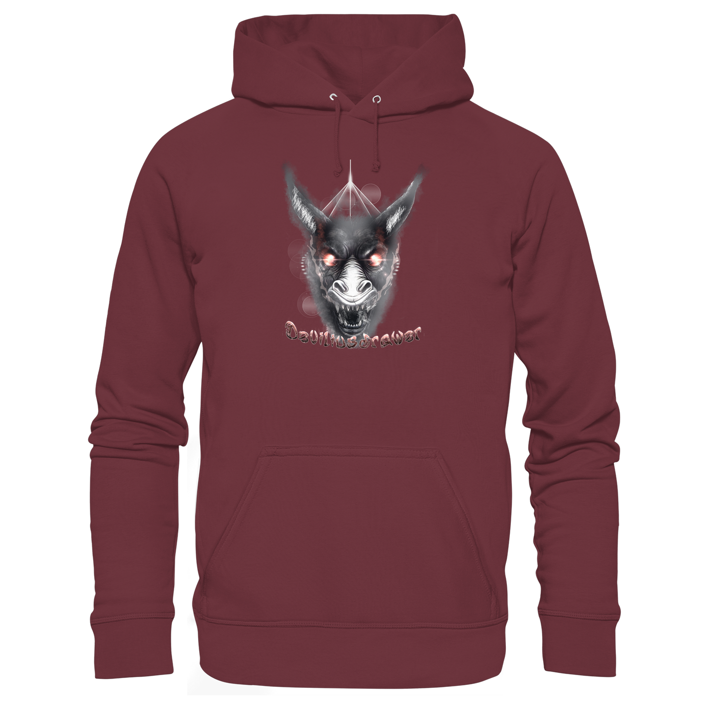 Deviliusdrawer Evil Donkey - Organic Hoodie