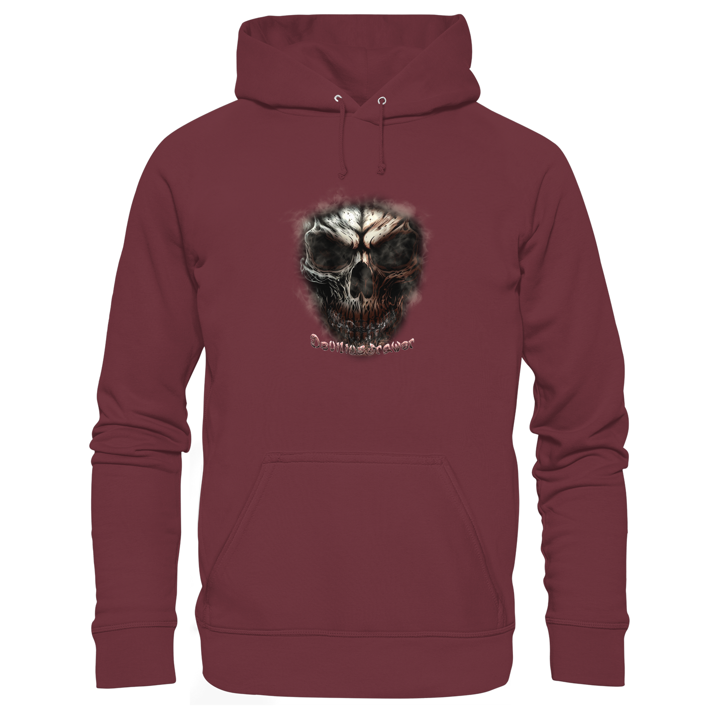 Deviliusdrawer Fire Skeleton - Organic Hoodie