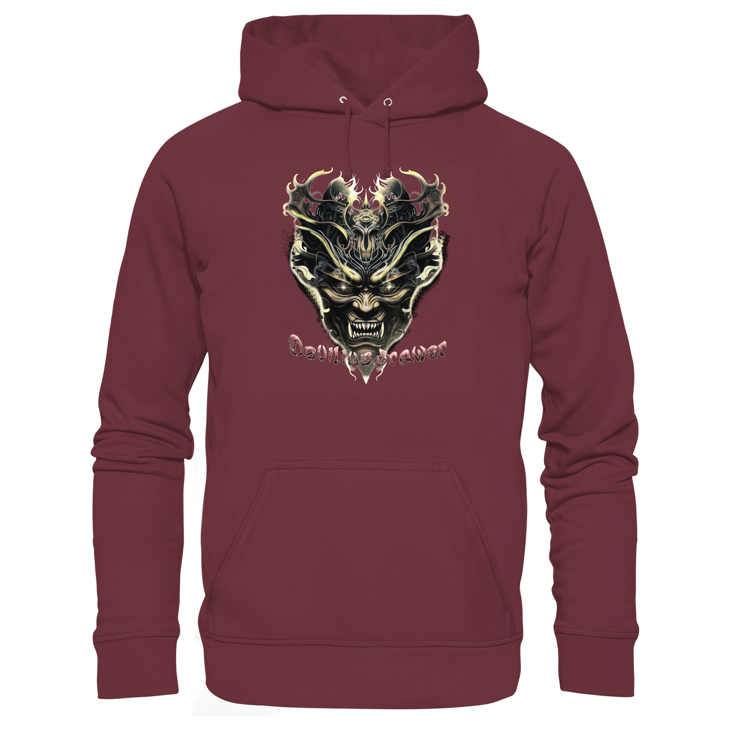 Deviliusdrawer Golden Demon Vampire - Organic Hoodie