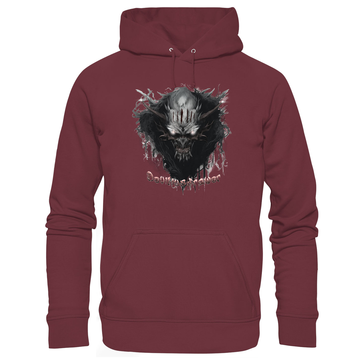 Deviliusdrawer Dark Smoke Demon - Organic Hoodie