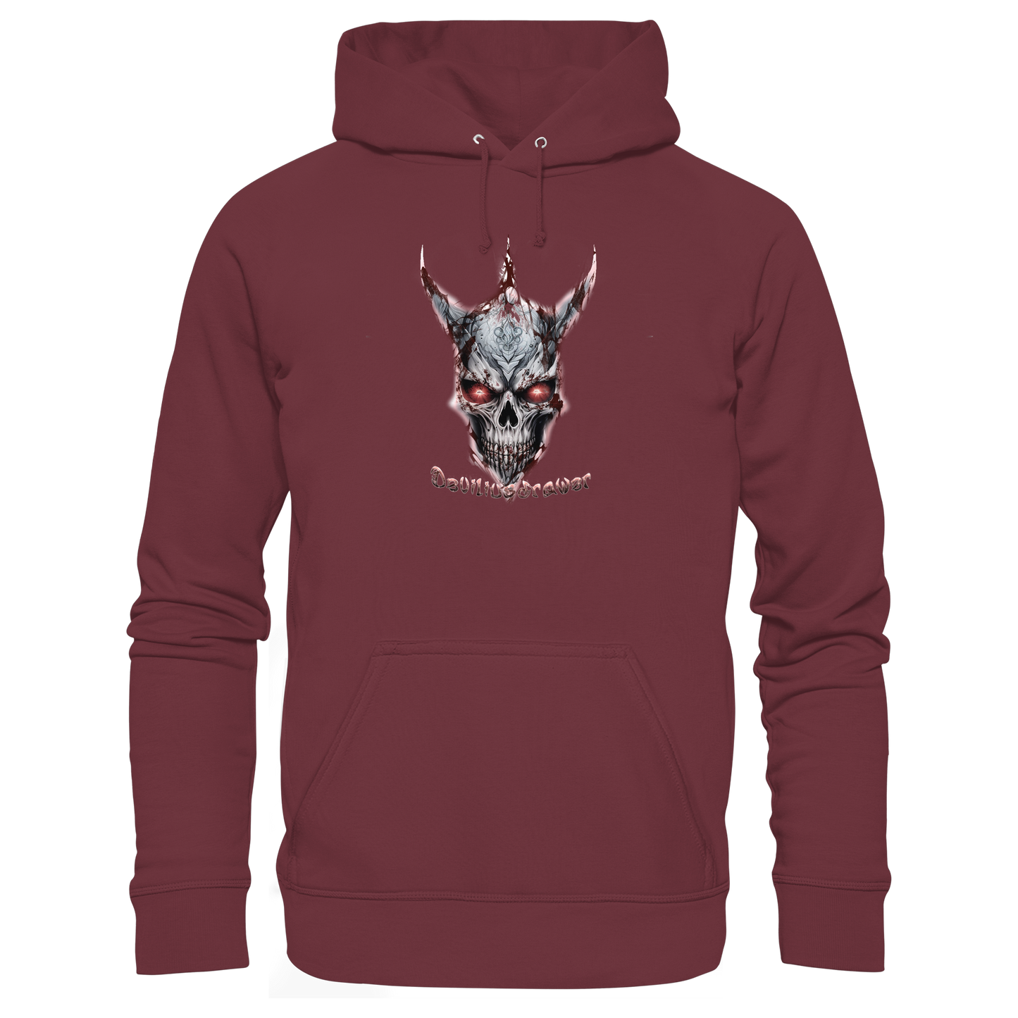Deviliusdrawer Bloody Skeleton - Organic Hoodie