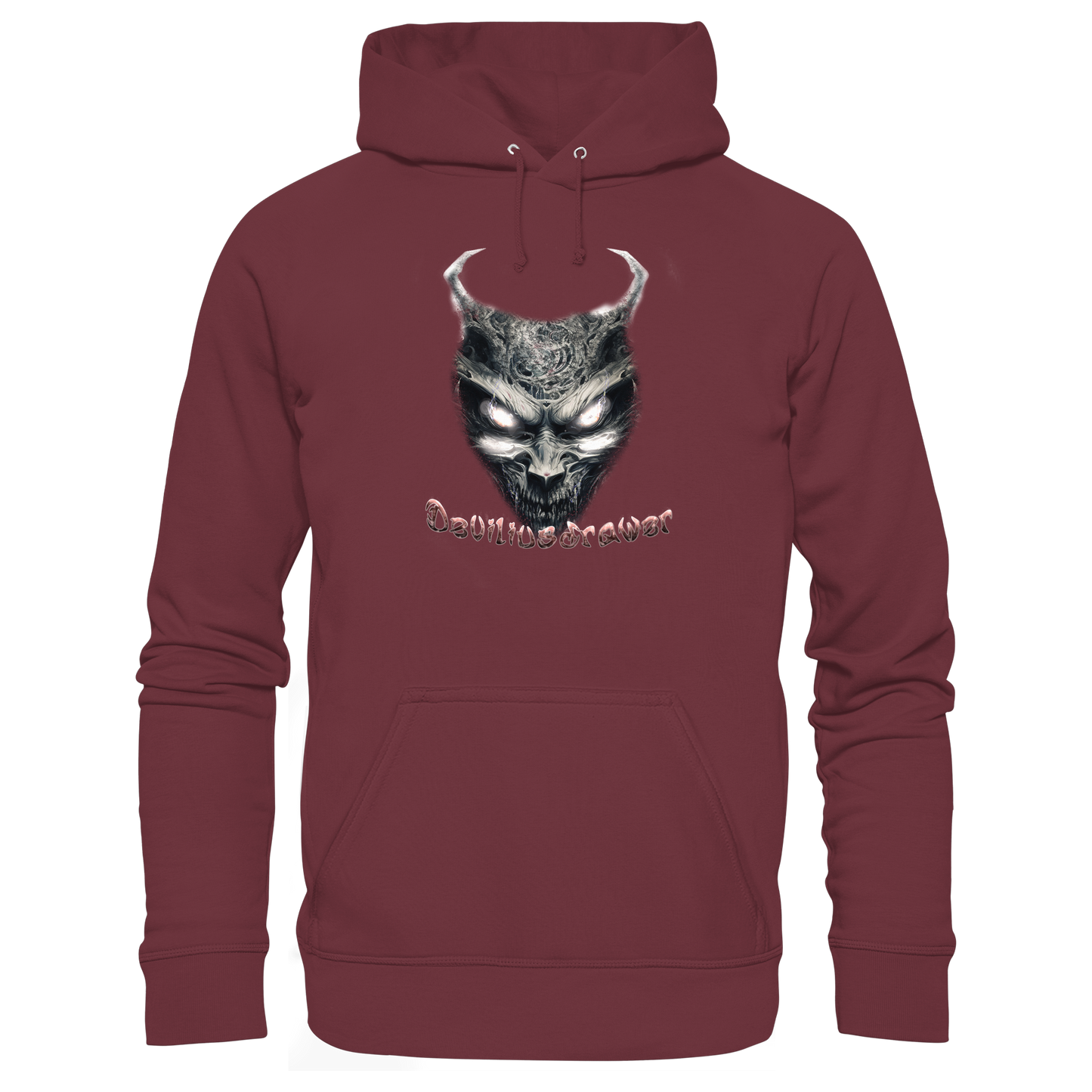 Deviliusdrawer Demonic Evil Zombie - Organic Hoodie
