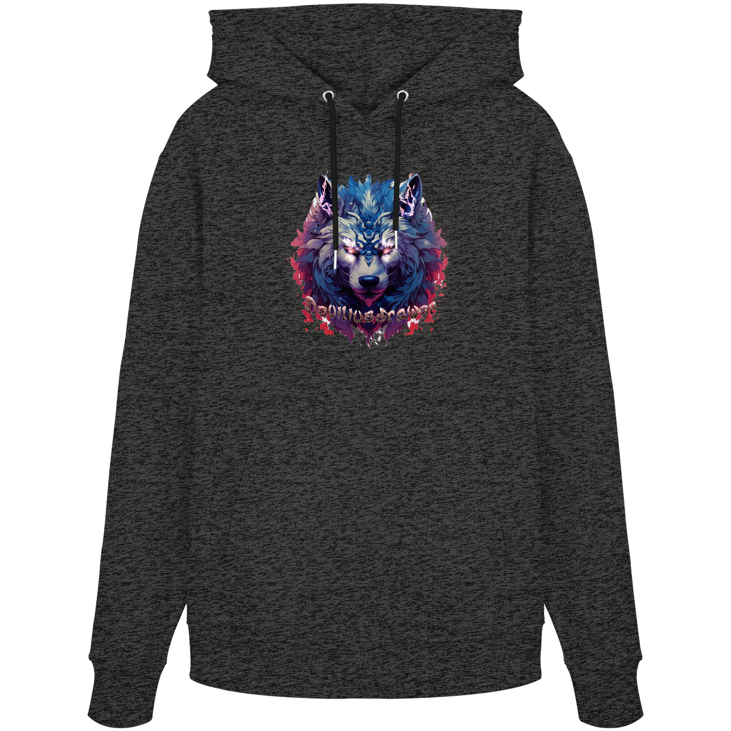 Deviliusdrawer Magic Wolf - Organic Hoodie
