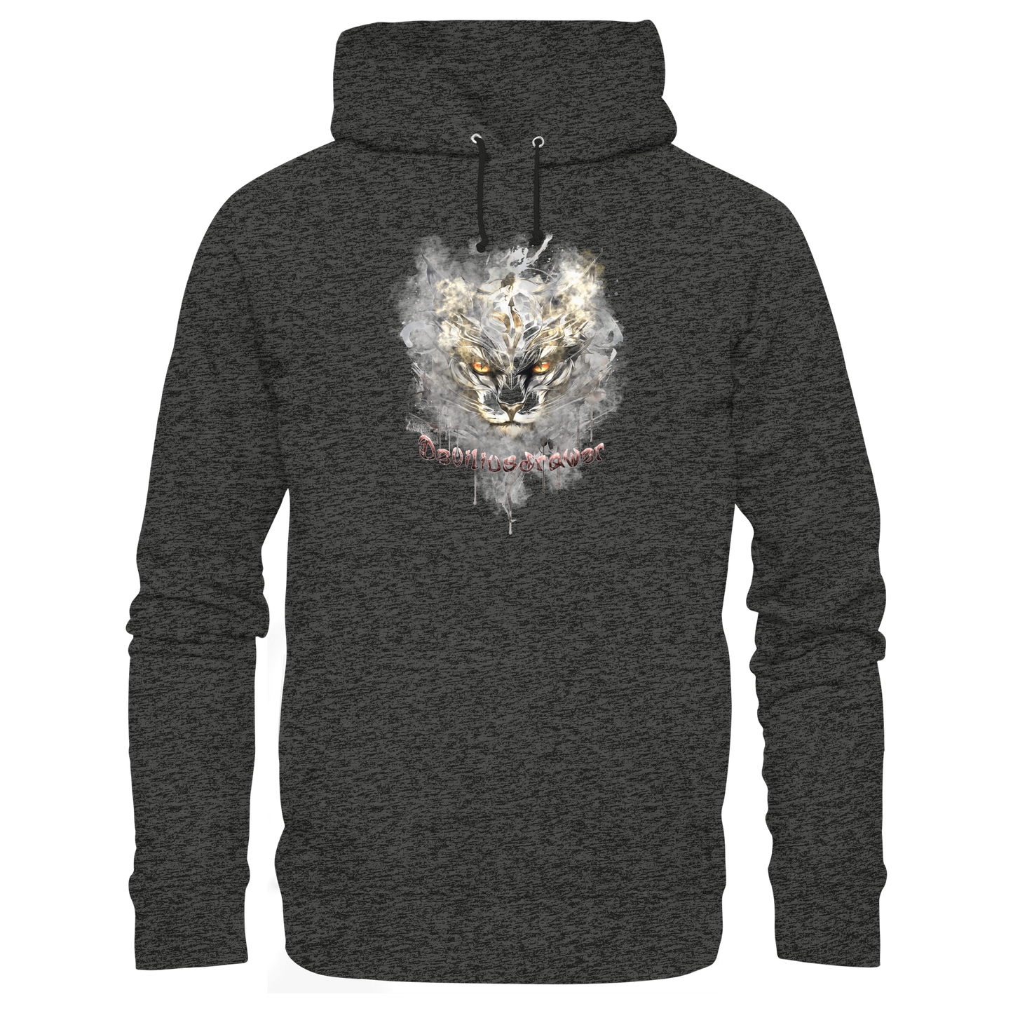 Deviliusdrawer White Catgod - Organic Hoodie