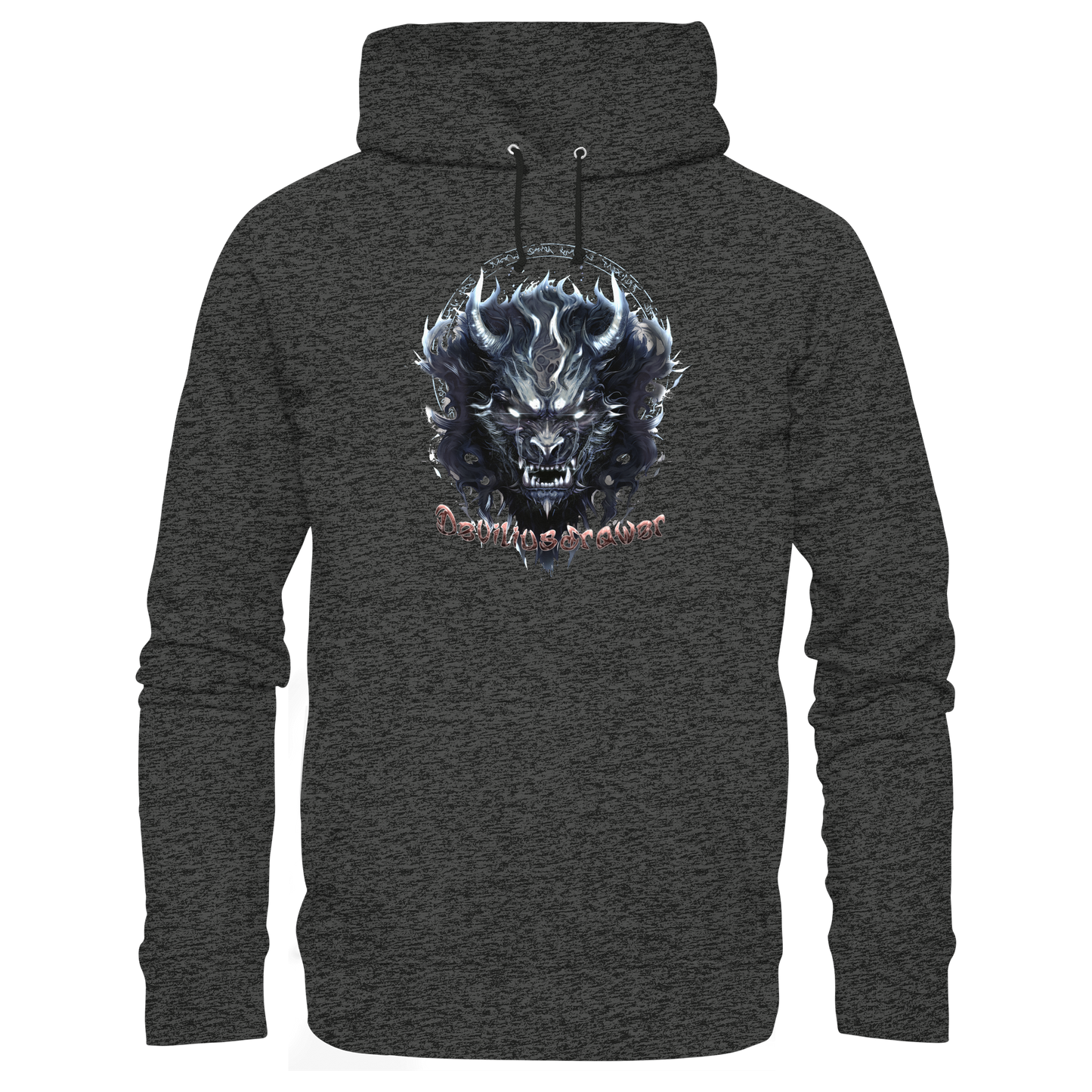 Deviliusdrawer Dark Wolf Mask - Organic Hoodie