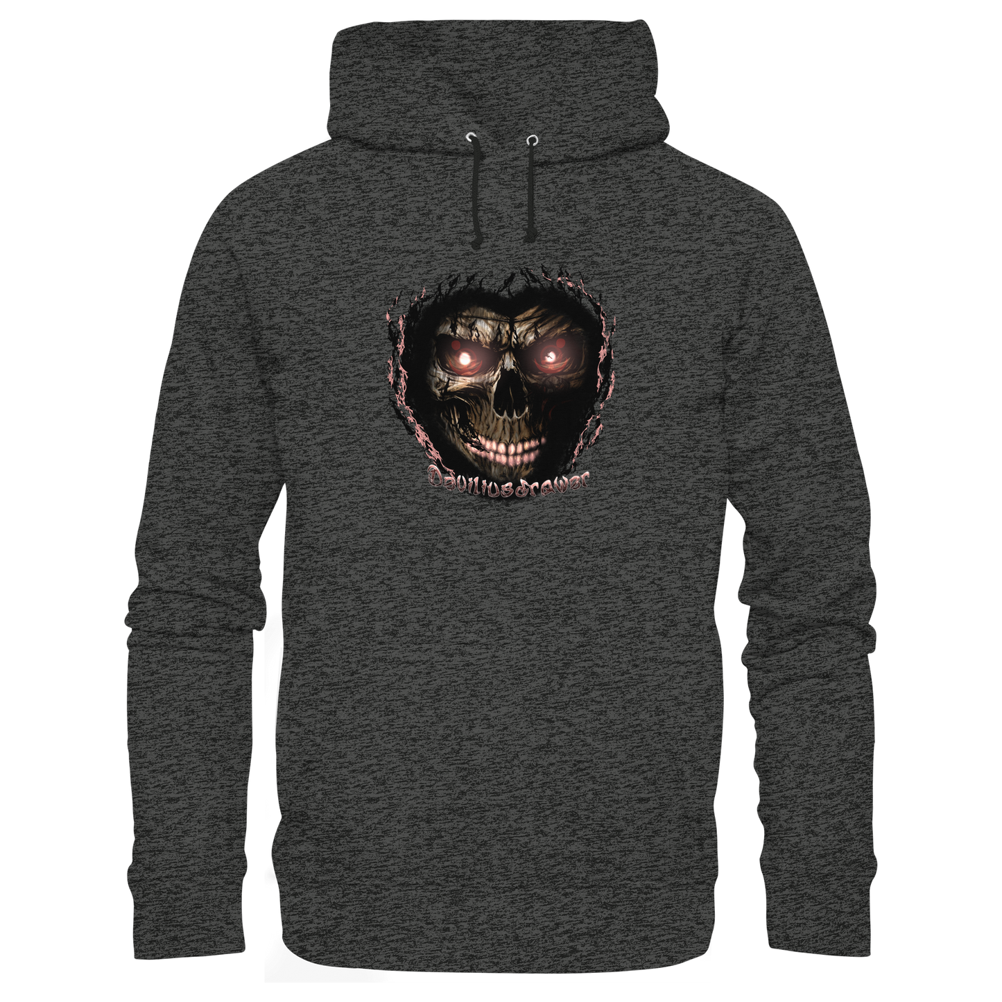 Deviliusdrawer Glow Skeleton - Organic Hoodie