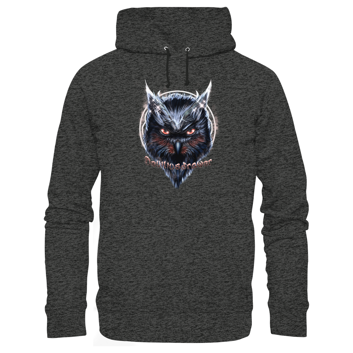 Deviliusdrawer Fire Owl - Organic Hoodie