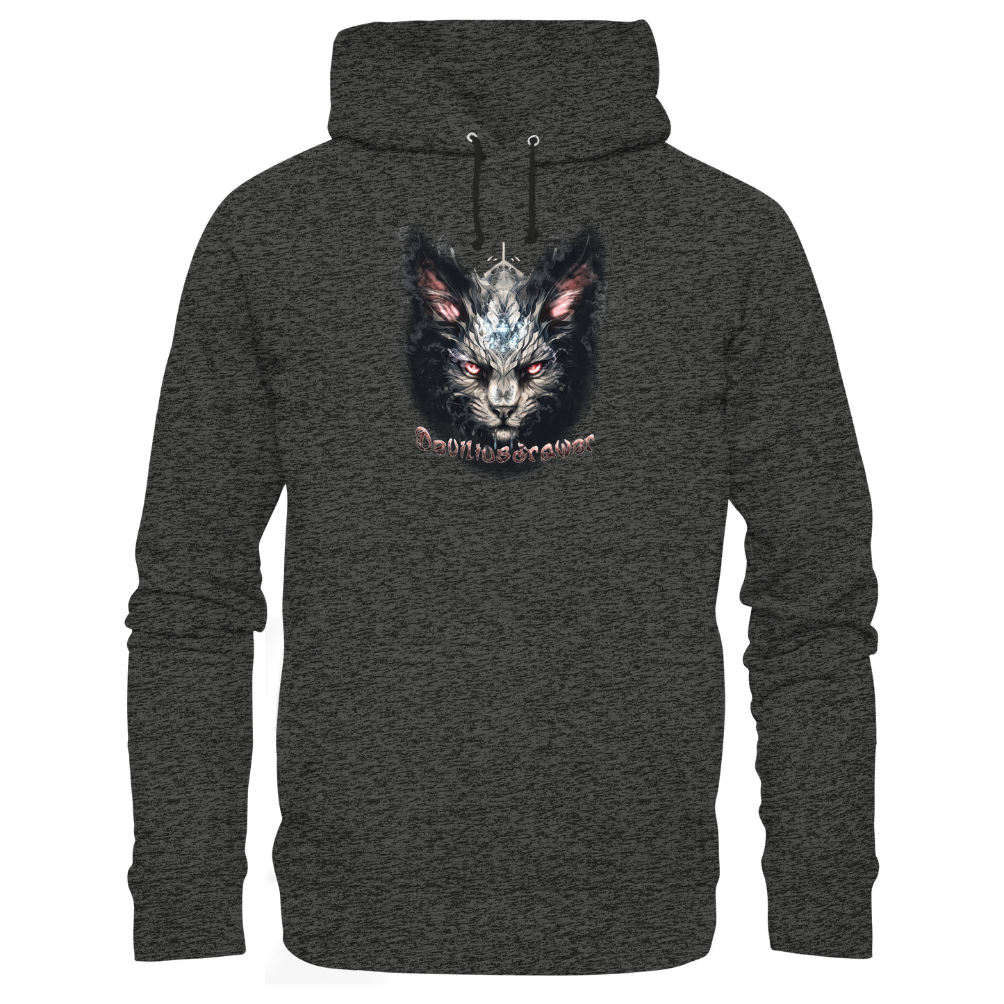 Deviliusdrawer Myshtical Redeyed Cat - Organic Hoodie