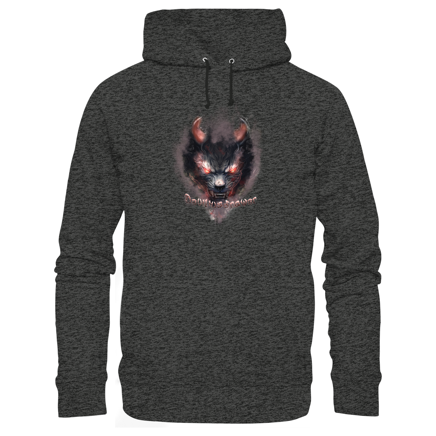 Deviliusdrawer Red Smoked Cat - Organic Hoodie