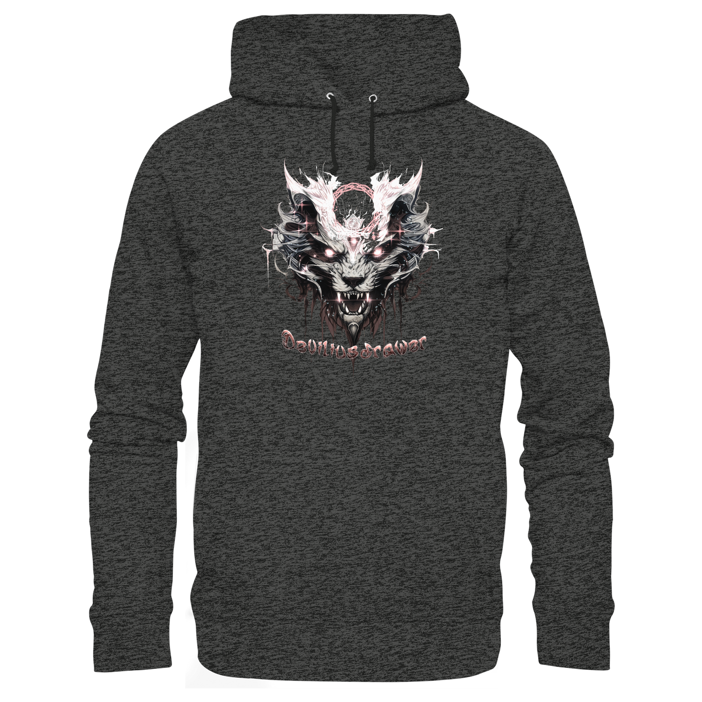 Deviliusdrawer Demonic Glow Cat - Organic Hoodie