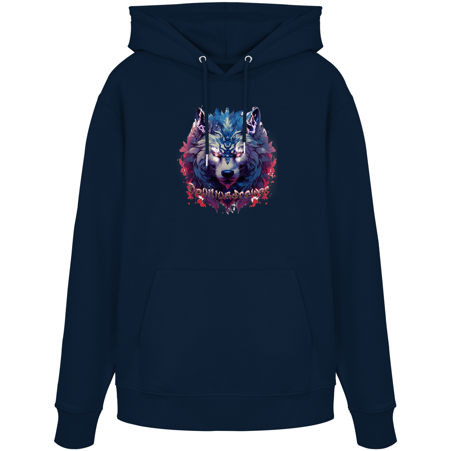 Deviliusdrawer Magic Wolf - Organic Hoodie