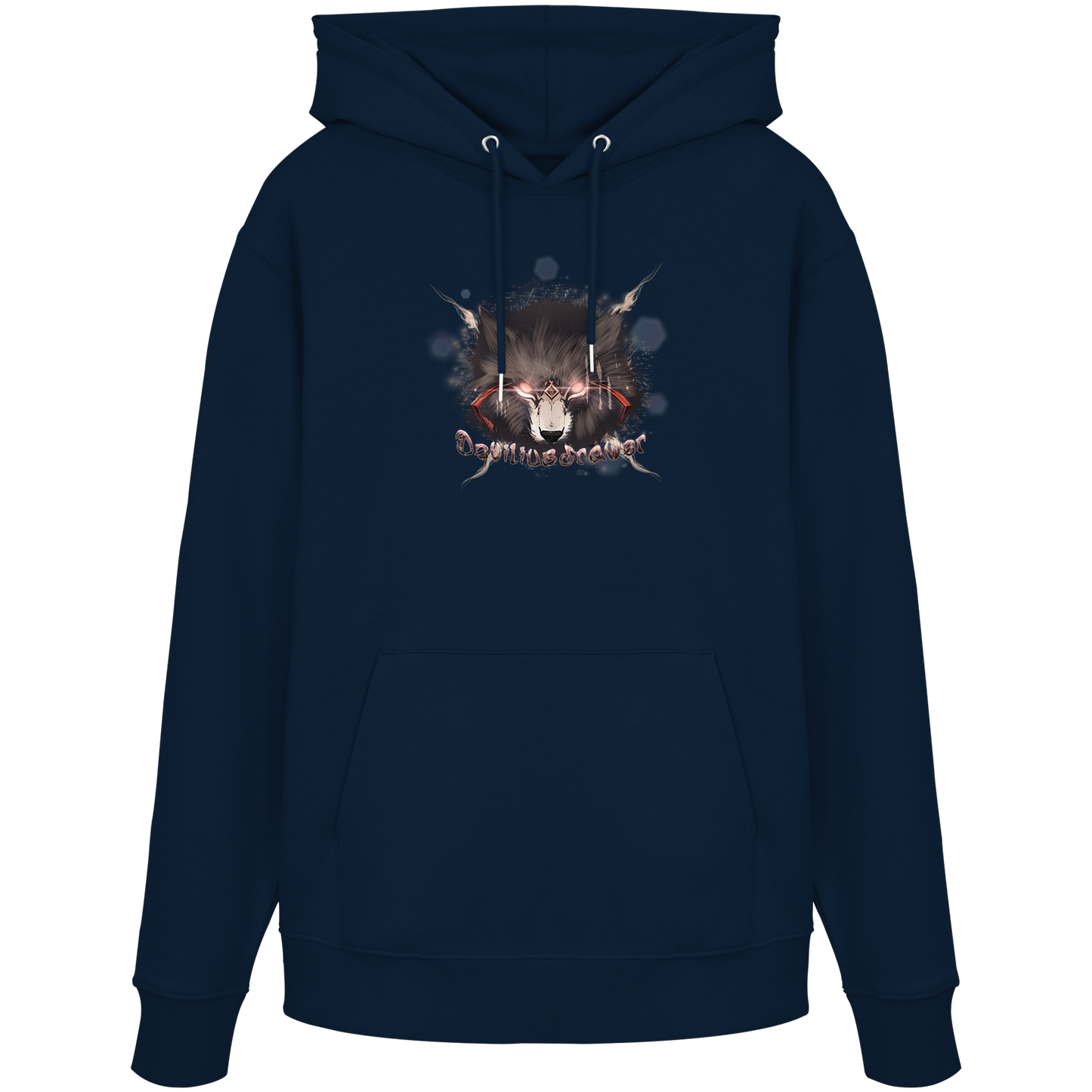Deviliusdrawer Sparking Wolf - Organic Hoodie
