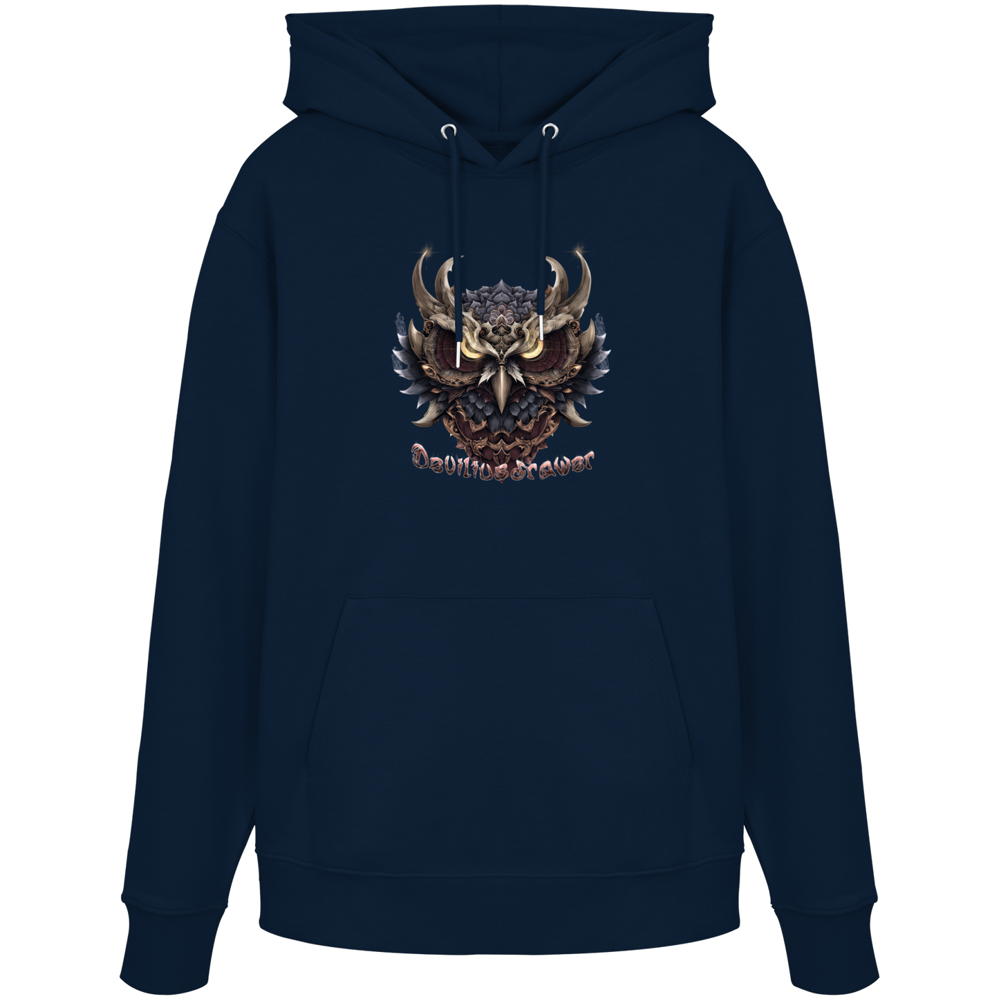 Deviliusdrawer Golden Owl - Organic Hoodie